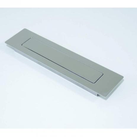 Puxador para Porta ou Móvel tipo Concha com Tampa 32cm Geris Inox Escovado Menor preço em Puxador para Porta ou Móvel tipo Concha com Tampa 32cm Geris Inox Escovado