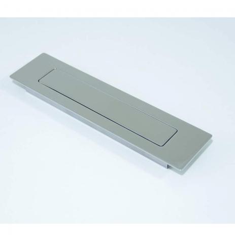Puxador para Porta ou Móvel tipo Concha com Tampa 52cm Geris Inox Escovado Menor preço em Puxador para Porta ou Móvel tipo Concha com Tampa 52cm Geris Inox Escovado