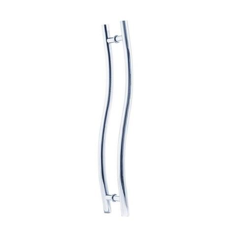puxador para porta tubular curvo S 100 cm polido - TIDRA Menor preço em puxador para porta tubular curvo S 100 cm polido - TIDRA