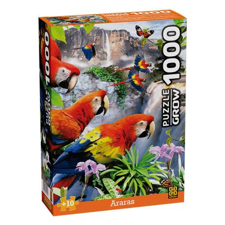 Quebra-Cabeça Puzzle Grow 1000 peças Casa no Lago - Quebra-Cabeça -  Magazine Luiza