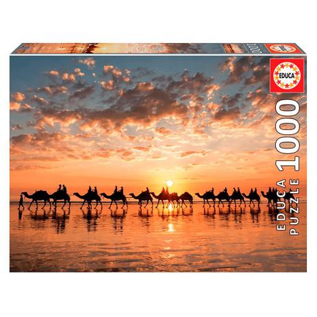Puzzle 1000 peças Pôr do Sol em Cabo Beach - Educa - Imp - Grow é boa?