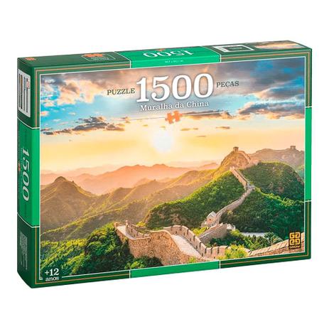 Quebra cabeça Puzzle 1500 Peças Panorama Florença 04260 Grow - Quebra Cabeça  - Magazine Luiza