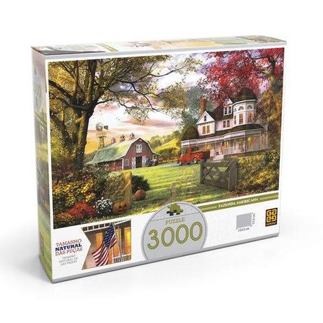 Puzzle 3000 peças Fazenda Americana Grow 3413 é ruim? Puzzle 3000 peças Fazenda Americana Grow 3413 é boa?