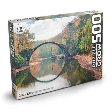 Puzzle 500 peças Ponte Espelhada 03732 - Grow é boa?