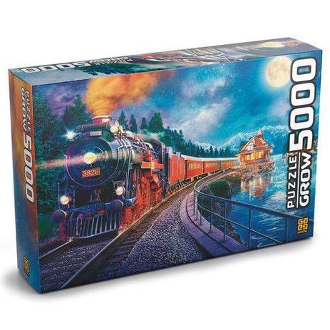 Puzzle 5000 Peças Expresso Noturno Grow é boa?