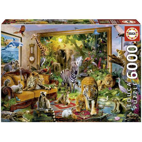 Puzzle 6000 peças Casa dos Bichos - Educa - Importado - Grow Menor preço em Puzzle 6000 peças Casa dos Bichos - Educa - Importado - Grow