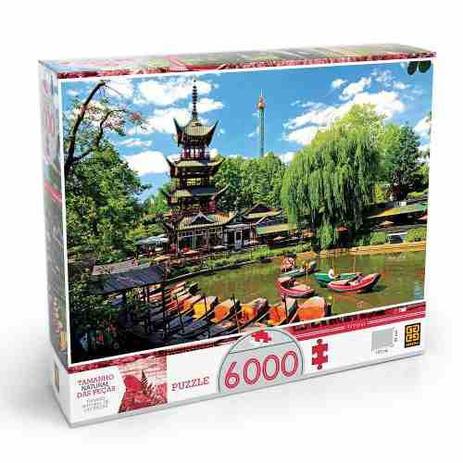 Puzzle Grow 6000 Peças Tivoli Gardens - Quebra Cabeça Menor preço em Puzzle Grow 6000 Peças Tivoli Gardens - Quebra Cabeça