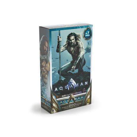 Puzzle Quebra cabeca 200 Peças Aquaman Grow Menor preço em Puzzle Quebra cabeca 200 Peças Aquaman Grow