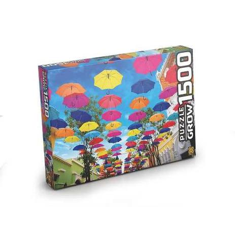 Puzzle Quebra Cabeça Guarda Chuvas Ao Céu 1500 Peças Grow Menor preço em Puzzle Quebra Cabeça Guarda Chuvas Ao Céu 1500 Peças Grow