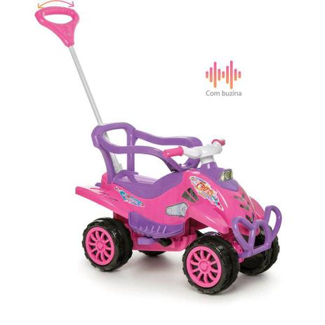 Quadriciclo Infantil Cross Turbo Rosa - Calesita Menor preço em Quadriciclo Infantil Cross Turbo Rosa - Calesita