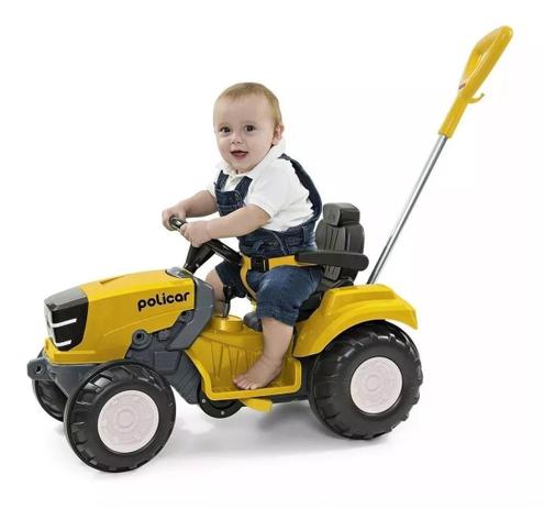 Quadriciclo trator infantil grande pedal politractor - Poliplac Menor preço em Quadriciclo trator infantil grande pedal politractor - Poliplac