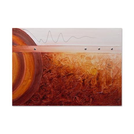 Quadro Abstrato II Uniart Vermelho 70x100cm Menor preço em Quadro Abstrato II Uniart Vermelho 70x100cm