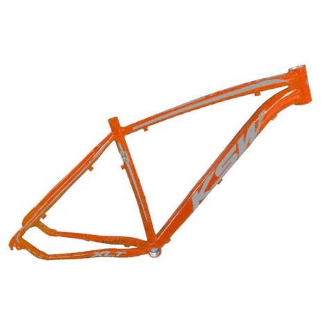 Quadro Aro 29 Ksw XLT Laranja Neon Com Prata Tam 17 Menor preço em Quadro Aro 29 Ksw XLT Laranja Neon Com Prata Tam 17