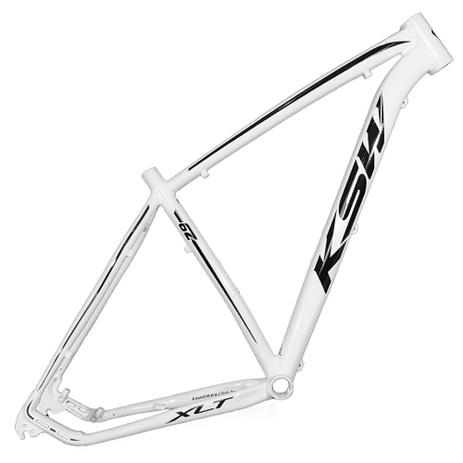 Quadro Aro 29 Mtb Alumínio Ksw Xlt 17/19 Branco Brilhante Adesivo Preto Menor preço em Quadro Aro 29 Mtb Alumínio Ksw Xlt 17/19 Branco Brilhante Adesivo Preto