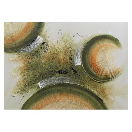 Quadro Artesanal com Textura Abstrato II Verde 70x100 Uniart Menor preço em Quadro Artesanal com Textura Abstrato II Verde 70x100 Uniart