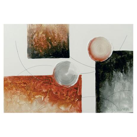 Quadro Artesanal com Textura Abstrato II Vermelho 70x100 Uniart Menor preço em Quadro Artesanal com Textura Abstrato II Vermelho 70x100 Uniart