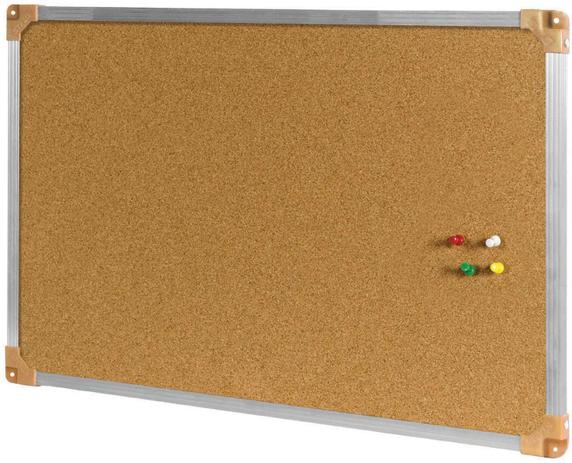 Quadro Aviso Moldura Aluminio Cortica Aparente 180X120CM Stalo Menor preço em Quadro Aviso Moldura Aluminio Cortica Aparente 180X120CM Stalo