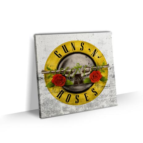 Quadro Banda Rock Guns N Roses Logo Art Tela Canvas 50x50 - Bimper Menor preço em Quadro Banda Rock Guns N Roses Logo Art Tela Canvas 50x50 - Bimper
