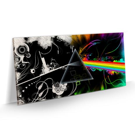 Quadro Banda Rock Pink Floyd Dark Side Moon Vintage 80x40 - Bimper Menor preço em Quadro Banda Rock Pink Floyd Dark Side Moon Vintage 80x40 - Bimper