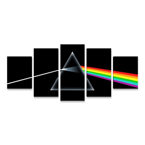 Quadro Banda Rock Pink Floyd Dark Side Original Mosaico PEQ - Bimper Menor preço em Quadro Banda Rock Pink Floyd Dark Side Original Mosaico PEQ - Bimper