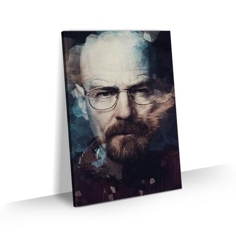Quadro Breaking Bad Walter White Heisenberg Vintage 60x40 - Bimper Menor preço em Quadro Breaking Bad Walter White Heisenberg Vintage 60x40 - Bimper