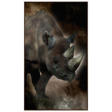 Quadro Canvas com Moldura Tela Imagem de Rinoceronte 120x210cm - Decore pronto Menor preço em Quadro Canvas com Moldura Tela Imagem de Rinoceronte 120x210cm - Decore pronto