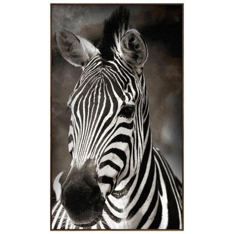 Quadro Canvas com Moldura Tela Imagem de Zebra 120x210cm - Decore pronto Menor preço em Quadro Canvas com Moldura Tela Imagem de Zebra 120x210cm - Decore pronto