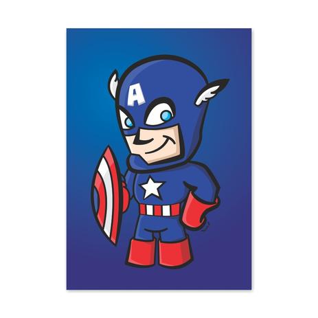 QUADRO CAPITÃO AMÉRICA - TAMANHO A5 - Placa Decorativa - MDF - Pôster no quadro Menor preço em QUADRO CAPITÃO AMÉRICA - TAMANHO A5 - Placa Decorativa - MDF - Pôster no quadro