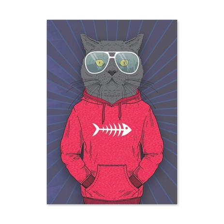 QUADRO CAT FACE - TAMANHO A5 - Placa Decorativa - MDF - Pôster no quadro Menor preço em QUADRO CAT FACE - TAMANHO A5 - Placa Decorativa - MDF - Pôster no quadro