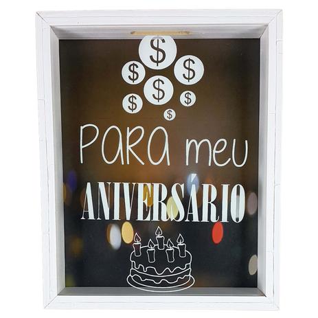 Quadro Cofre Madeira e Vidro Decoração Para Meu Aniversário 8042 - Art frame Menor preço em Quadro Cofre Madeira e Vidro Decoração Para Meu Aniversário 8042 - Art frame