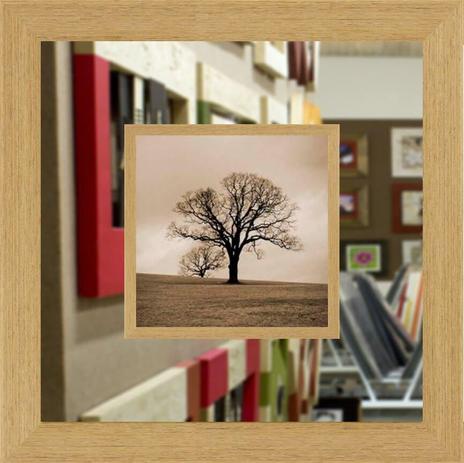 Quadro com Espelho Decorativo Árvore no Campo 70x70cm - DP1566 - Decore pronto Menor preço em Quadro com Espelho Decorativo Árvore no Campo 70x70cm - DP1566 - Decore pronto