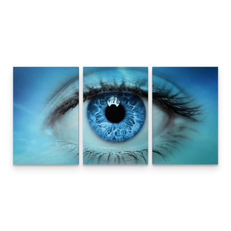 Quadro Consultório Médico Oftalmologia Decorativo Em 3 Telas - Bimper Menor preço em Quadro Consultório Médico Oftalmologia Decorativo Em 3 Telas - Bimper