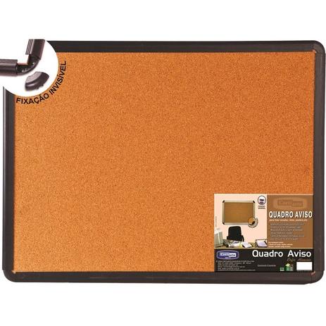 Quadro Cortiça Cafix PVC 90x60cm - Cortiarte Menor preço em Quadro Cortiça Cafix PVC 90x60cm - Cortiarte