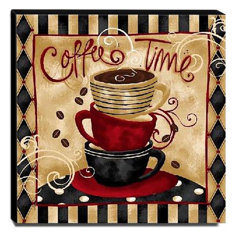 Quadro Cozinha Vintage Café Xícaras Canvas 30x30cm-COZ101 - Lubrano Decor Menor preço em Quadro Cozinha Vintage Café Xícaras Canvas 30x30cm-COZ101 - Lubrano Decor