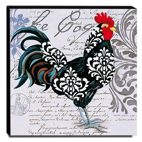 Quadro Cozinha Vintage Galo Canvas 30x30cm-COZ153 - Lubrano decor Menor preço em Quadro Cozinha Vintage Galo Canvas 30x30cm-COZ153 - Lubrano decor