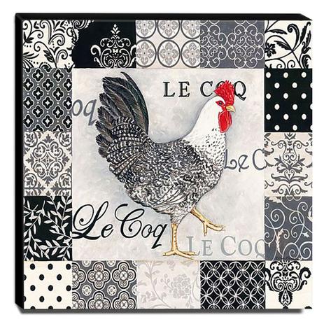 Quadro Cozinha Vintage Galo Canvas 30x30cm-COZ160 - Lubrano decor Menor preço em Quadro Cozinha Vintage Galo Canvas 30x30cm-COZ160 - Lubrano decor