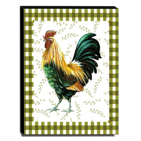 Quadro Cozinha Vintage Galo Canvas 40x30cm-COZ180 - Lubrano decor Menor preço em Quadro Cozinha Vintage Galo Canvas 40x30cm-COZ180 - Lubrano decor