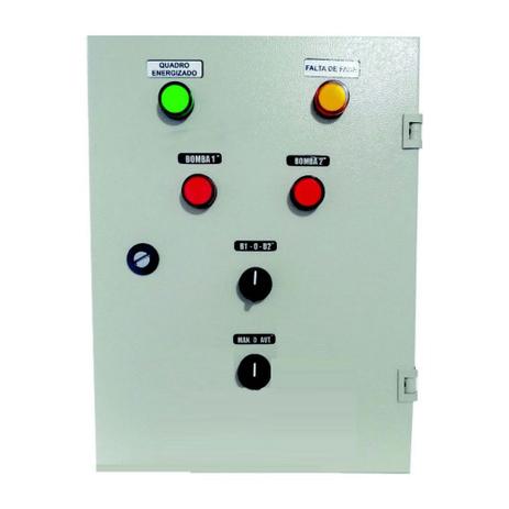 Quadro de Comando Bomba 10cv Partida Triângulo 220V BRCONTROLL Menor preço em Quadro de Comando Bomba 10cv Partida Triângulo 220V BRCONTROLL