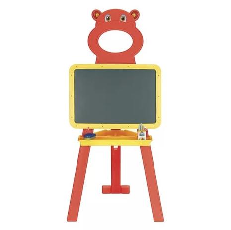 Quadro de Desenho e lousa com pedestal infantil Dupla face magnético 2 em 1 Vermelho / Amarelo - Art brink Menor preço em Quadro de Desenho e lousa com pedestal infantil Dupla face magnético 2 em 1 Vermelho / Amarelo - Art brink