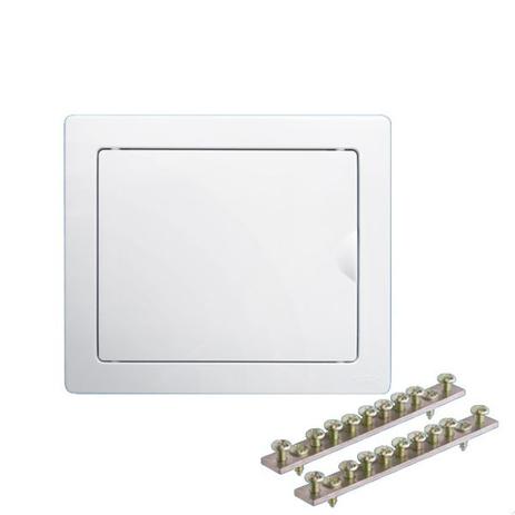 Quadro de Distribuição Embutir c/ Barramentos p/ 06 Disj Nema ou 8 Din 3137- FAME Menor preço em Quadro de Distribuição Embutir c/ Barramentos p/ 06 Disj Nema ou 8 Din 3137- FAME