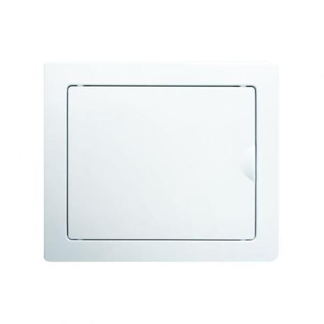 Quadro de Distribuição Embutir p/ 6 Disjuntores Nema ou 8 Din Porta Branca Reversível 2639 - FAME Menor preço em Quadro de Distribuição Embutir p/ 6 Disjuntores Nema ou 8 Din Porta Branca Reversível 2639 - FAME