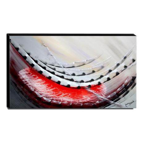 Quadro de Pintura Abstrato 70x120cm-1678 - Artista june brandão Menor preço em Quadro de Pintura Abstrato 70x120cm-1678 - Artista june brandão