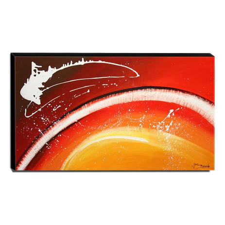 Quadro de Pintura Abstrato 70x120cm-1792 - Artista june brandão Menor preço em Quadro de Pintura Abstrato 70x120cm-1792 - Artista june brandão