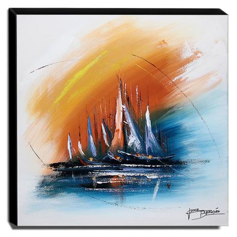 Quadro de Pintura Decorativo 60x60cm-1685 - Artista june brandão é boa?