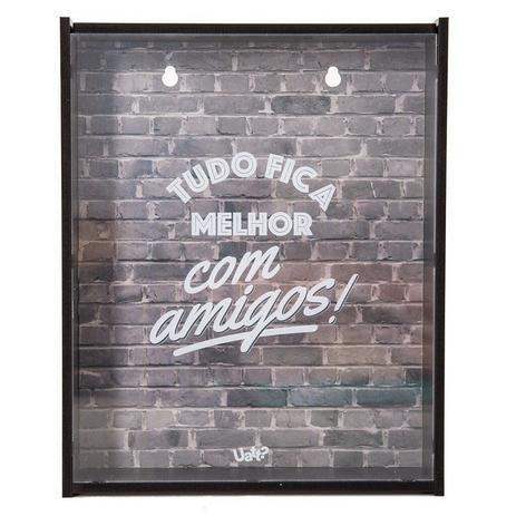 Quadro de Tampinhas - Tudo Fica Melhor - Fanny presentes é ruim? Quadro de Tampinhas - Tudo Fica Melhor - Fanny presentes é boa?