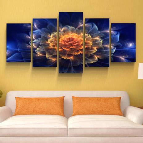 Quadro Decoraitvo Flor Fogo Surrealista Chama Moderno Sala Atelie Dos Quadros Quadro Decorativo Magazine Luiza