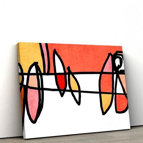 Quadro Decorativo 40x60cm Abstrato Linhas e Formas II - Artplex Menor preço em Quadro Decorativo 40x60cm Abstrato Linhas e Formas II - Artplex