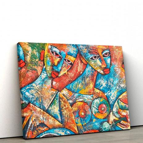 Quadro Decorativo 40x60cm Abstrato Shaped People - Artplex Menor preço em Quadro Decorativo 40x60cm Abstrato Shaped People - Artplex