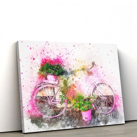 Quadro Decorativo 40x60cm Bicicleta Rosa - Artplex é boa?