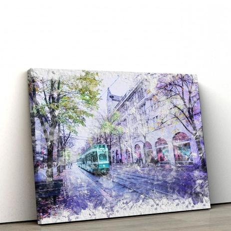 Quadro Decorativo 40x60cm Ruas da Cidade - Artplex Menor preço em Quadro Decorativo 40x60cm Ruas da Cidade - Artplex